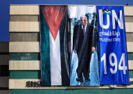 MIDEAST-RAMALLAH-PALESTINE-UN FUll MEMBERSHIP