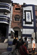 LIBYA-TRIPOLI-ATTACK-GENERAL AMER MOUSA'S HOUSE