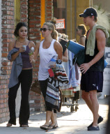 Ashley Tisdale, Vanessa Hudgens and Austin Butler Hit the Gym