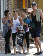 Ashley Tisdale, Vanessa Hudgens and Austin Butler Hit the Gym