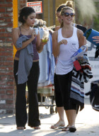 Ashley Tisdale, Vanessa Hudgens and Austin Butler Hit the Gym