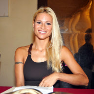 Milano, Michelle Hunziker presents an art show on Artemisia Gentileschi, a painter of the Caravaggio period