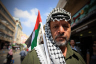 MIDEAST-RAMALLAH-PALESTINE-UN FUll MEMBERSHIP BID-RALLY 