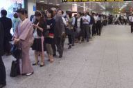 Typhoon Roke hits Japan