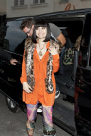 ©Nathan Laine / IP3 ; Paris , France le 21 septembre 2011.Jessie J donne un concert au VIP ROOM a Paris..Avant le concert la chanteuse est allée manger au nouvel hotel , le mandarin oriental..Famous singer Jessie J came to Paris for a private show at the