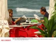 EXCLU -HOSSEGOR:Francois Hollande and girlfriend Valerie Trierweiler