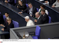 BERLIN : Pope at  German parliament Reichstag