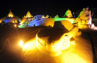 **CHINA-ZHOUSHAN-DISNEY SAND SCULPTURES (CN)