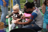 Zuma Rossdale has a fun-filled day at the Farmers Market