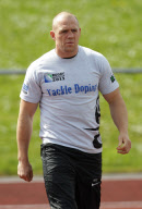 England Rugby Team Training for RWC match against Scotland, Auckland, New Zealand - 26 September 2011