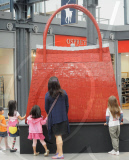 World's largest Lego handbag at Designer Outlet Village in Swindon, Britain - 24 Sep 2011