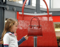 World's largest Lego handbag at Designer Outlet Village in Swindon, Britain - 24 Sep 2011