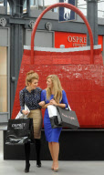 World's largest Lego handbag at Designer Outlet Village in Swindon, Britain - 24 Sep 2011