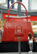 World's largest Lego handbag at Designer Outlet Village in Swindon, Britain - 24 Sep 2011