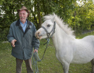 Joe Purcell, who tried to board a train with his horse Ruby, Wrexham, Wales - 23 May 2011