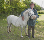 Joe Purcell, who tried to board a train with his horse Ruby, Wrexham, Wales - 23 May 2011