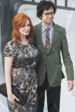 Christina Hendricks and Geoffrey Arend at the Cirque du Soleil Iris premiere