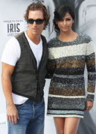 Matthew McConaughey and Camila Alves at the Cirque du Soleil Iris premiere