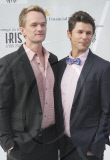 Neil Patrick Harris and David Burtka at the Cirque du Soleil Iris premiere