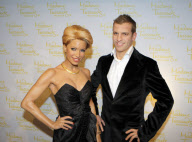 Rafael and Sylvie van der Vaart with their wax statues