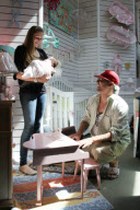 **ABSOLUTELY NO WEB USE, MUST CALL FOR PRICING** *EXCLUSIVE* Kevin and Victoria take Jordan Kay for a Santa Barbara Stroll