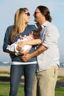 **ABSOLUTELY NO WEB USE, MUST CALL FOR PRICING** *EXCLUSIVE* Kevin Federline and Victoria Prince introduce Jordan Kay Federline