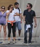 SHOWING A RING ON HER FINGER AS SHE PUT HER ARM ON HER MAN'S SHOULDER, PRINCESS MADELEINE WALKS AROUND THE UPPER EAST SIDE WITH BOYFRIEND CHRIS O'NEILL.