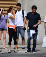 SHOWING A RING ON HER FINGER AS SHE PUT HER ARM ON HER MAN'S SHOULDER, PRINCESS MADELEINE WALKS AROUND THE UPPER EAST SIDE WITH BOYFRIEND CHRIS O'NEILL.