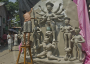 INDIA-CALCUTTA-RELIGION-DURGA PUJA
