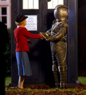 'Doctor Who' TV series on location filming of Christmas special, Cardiff, Wales, Britain - 27 Sep 2011