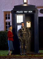 'Doctor Who' TV series on location filming of Christmas special, Cardiff, Wales, Britain - 27 Sep 2011