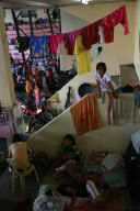 PHILIPPINES-BULACAN-TYPHOON NESAT-FLOOD-EVACUEES