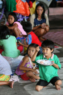 PHILIPPINES-BULACAN-TYPHOON NESAT-FLOOD-EVACUEES