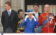 TROOPING OF THE COLOUR, LONDON, BRITAIN - 14 JUN 2003