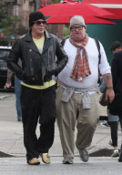 Mickey Rourke shopping in the West Village