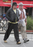 Mickey Rourke shopping in the West Village