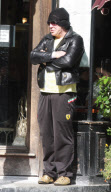 Mickey Rourke shopping in the West Village