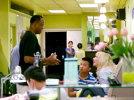 Dr. Conrad Murray Visits the Salon for a Pedicure