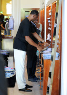 Dr. Conrad Murray Shops for Ties