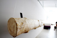 iTree - A iPod and iPhone docking station made out of a tree trunk, Graz, Austria - Sep 2011