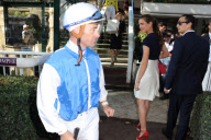 Celebs at the Quatar Prix de l Arc de Triomphe 2011