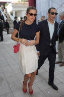 Celebs at the Quatar Prix de l Arc de Triomphe 2011