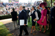 Celebs at the Quatar Prix de l Arc de Triomphe 2011