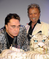 Roy Horn's 67th birthday celebration at Siegfried & Roy's Secret Garden and Dolphin Habitat at The Mirage, Las Vegas, America - 02 Oct 2011