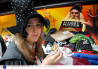 Harry Potter fans queue outside Waterstones book store in Piccadilly, London, Britain - 20 Jul 2007