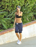 Elisabetta Canalis Hikes Runyon Canyon