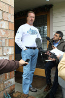 Amanda Knox's father tells the press he is Happy she is Home