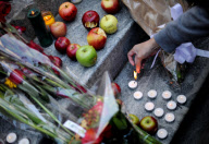 US-NEW YORK-APPLE-STEVE JOBS-CONDOLENCE