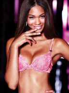 Chanel Iman for Victoria's Secret lingerie