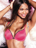 Chanel Iman for Victoria's Secret lingerie